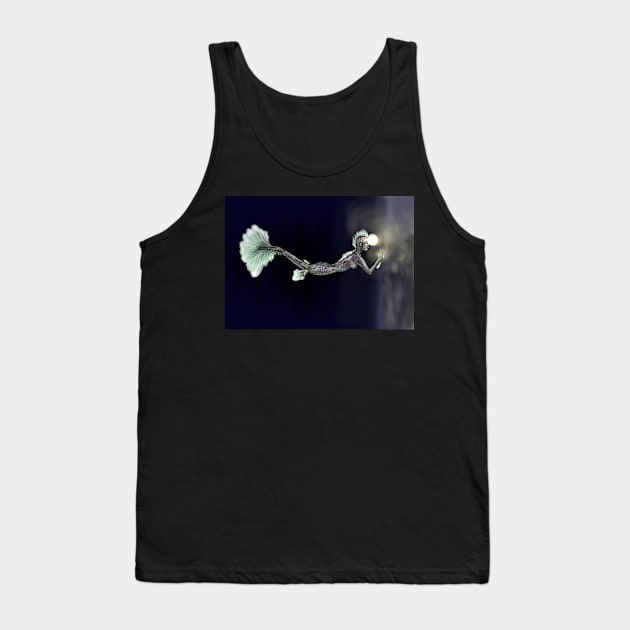 mermaid at aquarium Tank Top by theerraticmind